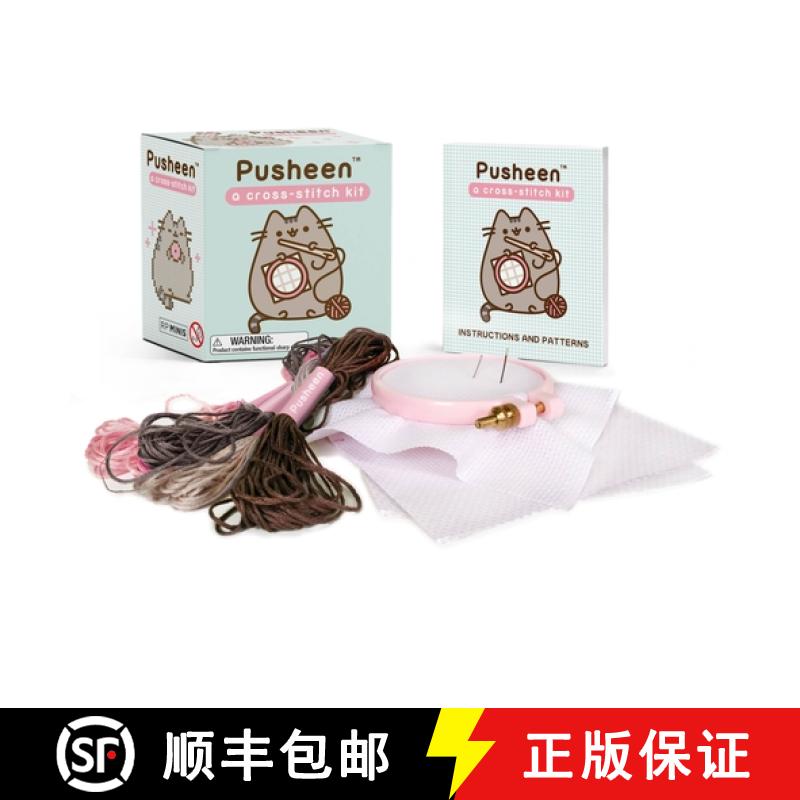 【3-4周达】Pusheen: A Cross-Stitch Kit [9780762492275]
