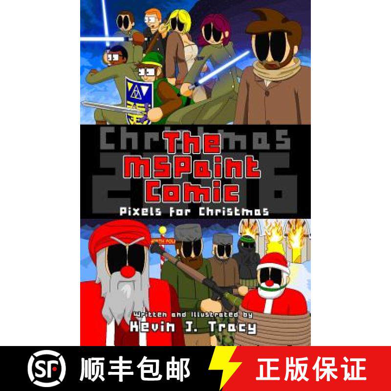 【3-4周达】The Mspaint Comic: Pixels for Christmas [9781312810181]