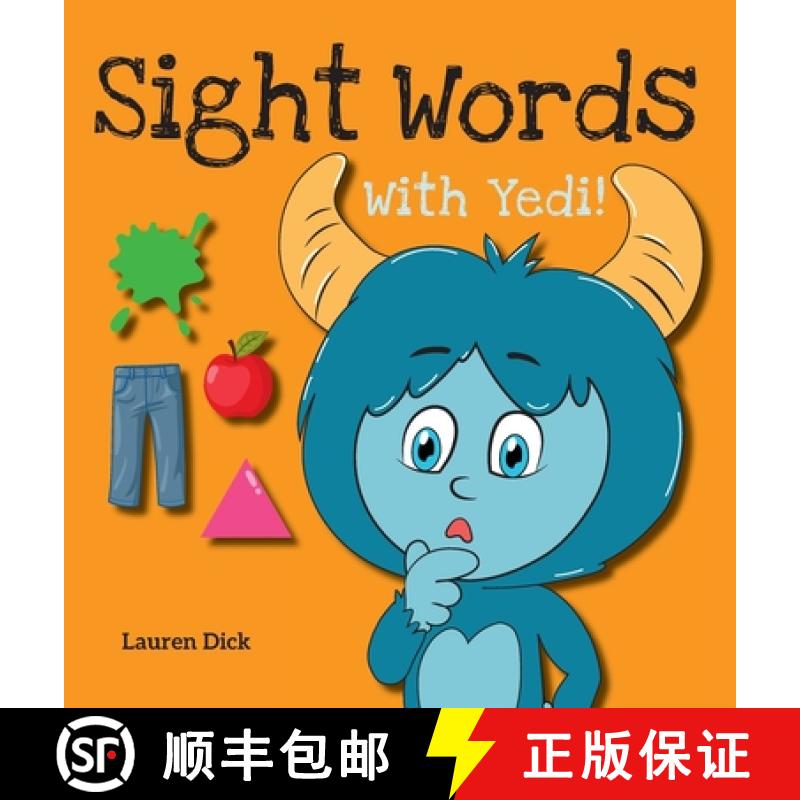 【2-3周达】Sight Words With Yedi!: (Ages 3-5) Practice With Yedi! (Body, Clothes, House, Colors, Acti... [9781774764855]