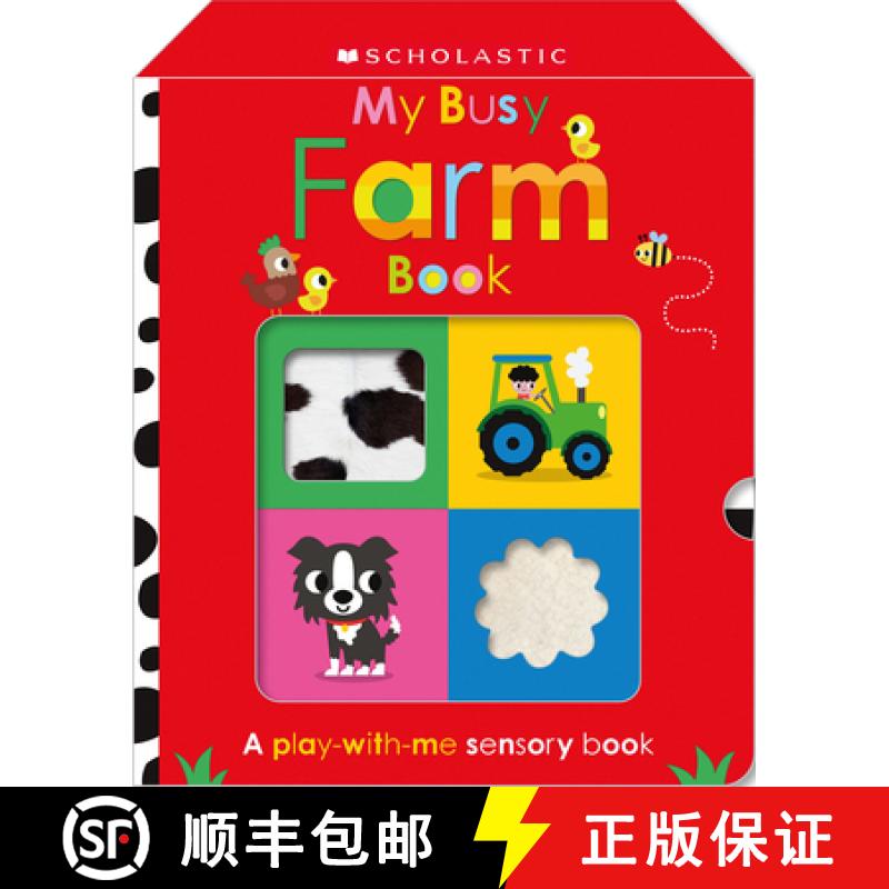 【3-4周达】My Busy Farm Book: Scholastic Early Learners (Touch and Explore) [9781339042978]