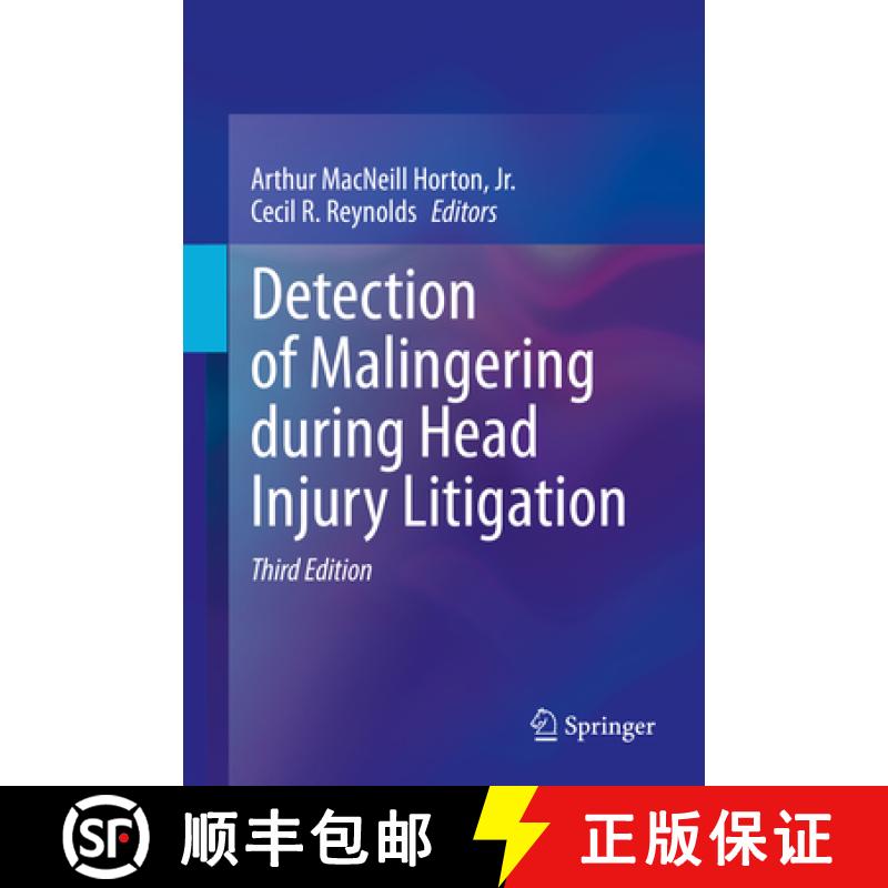 【3-4周达】Detection of Malingering During Head Injury Litigation [9783030546557]