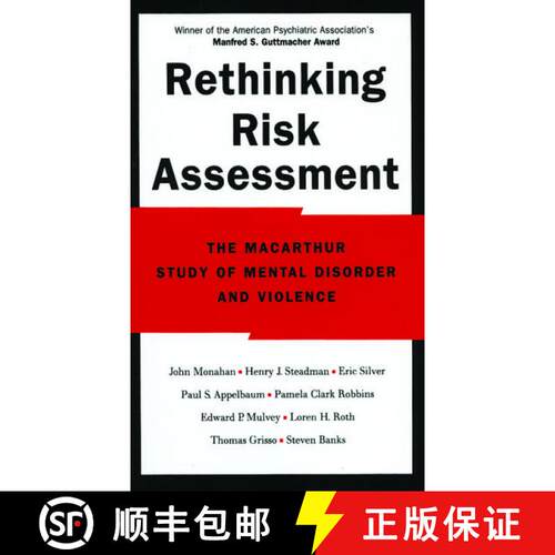 【3-4周达】精装 Rethinking Risk Assessment: The MacArthur Study of Mental Disorder and Violence [9780195138825]