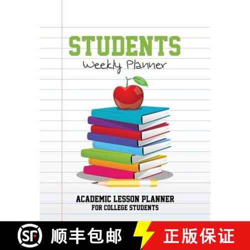 【3-4周达】Students Weekly Planner: Academic Lesson Planner for College Students [9781630226596]