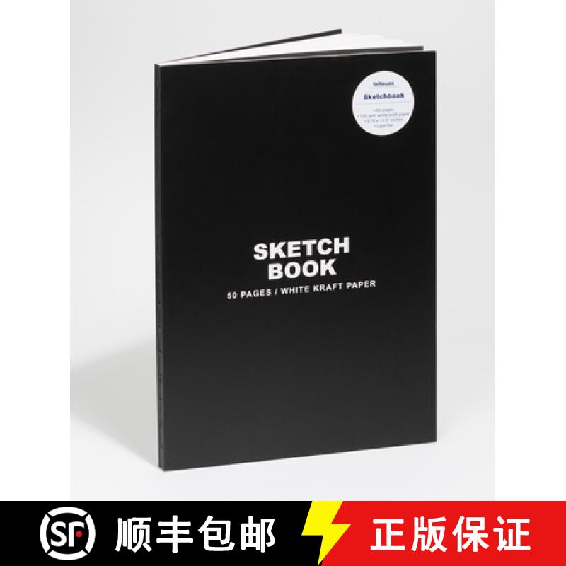 【3-4周达】Teneues - Sketchbook Hardcover - 50 Smooth White Kraft Paper Pages with Lay Flat Binding, ... [9781623259501]
