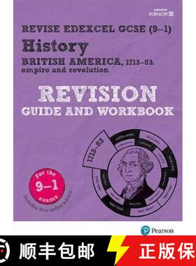 【3-4周达】Pearson REVISE Edexcel GCSE (9-1) History British America Revision Guide and Workbook: For... [9781292176376]