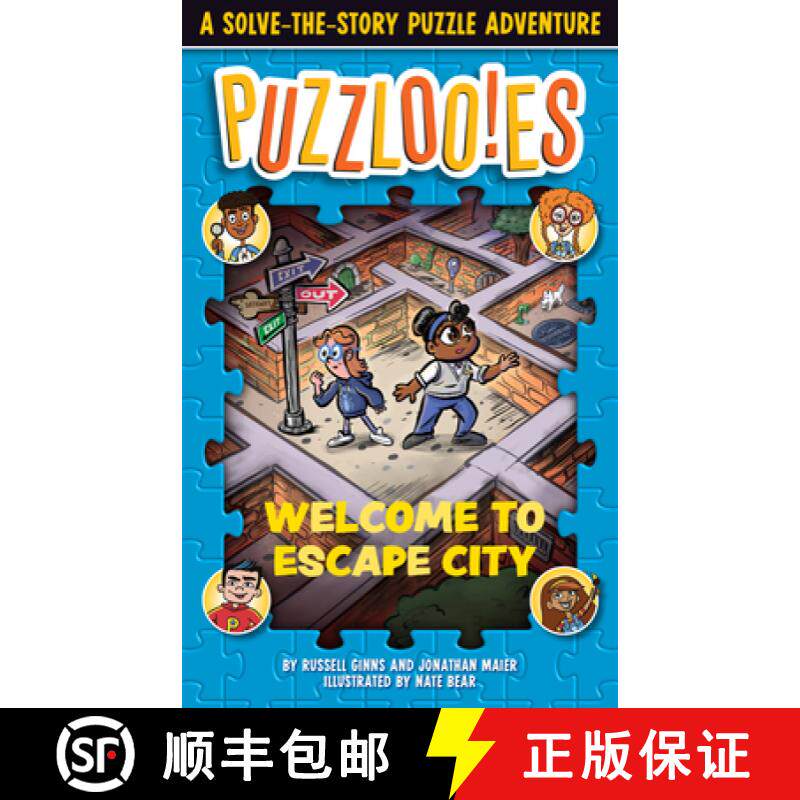 【3-4周达】Puzzlooies! Welcome to Escape City: A Solve-The-Story Puzzle Adventure [9780525572183]