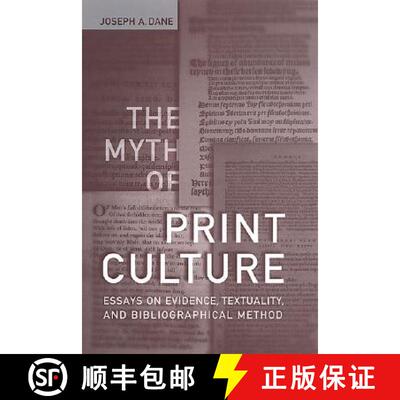 【3-4周达】精装 Studies in Book and Print Culture : Essays on Evidence, Textuality, and Bibliographic... [9780802087751]