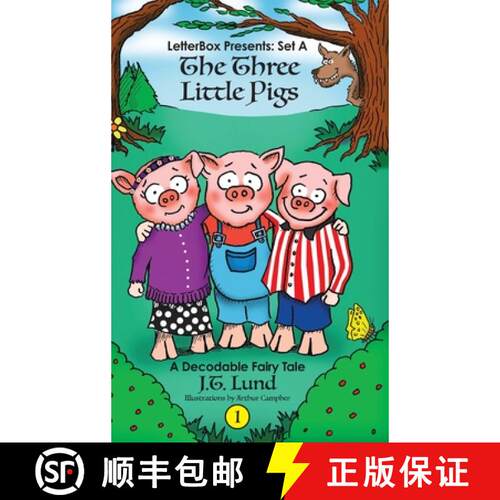 【3-4周达】精装 The Three Little Pigs: A Decodable Fairy Tale [9781779414724]