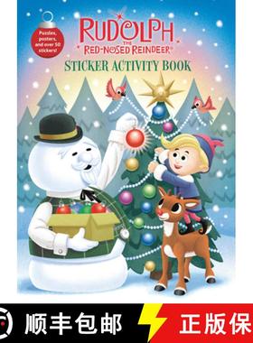 【3-4周达】Rudolph the Red-Nosed Reindeer Sticker Activity Book [9798217032068]