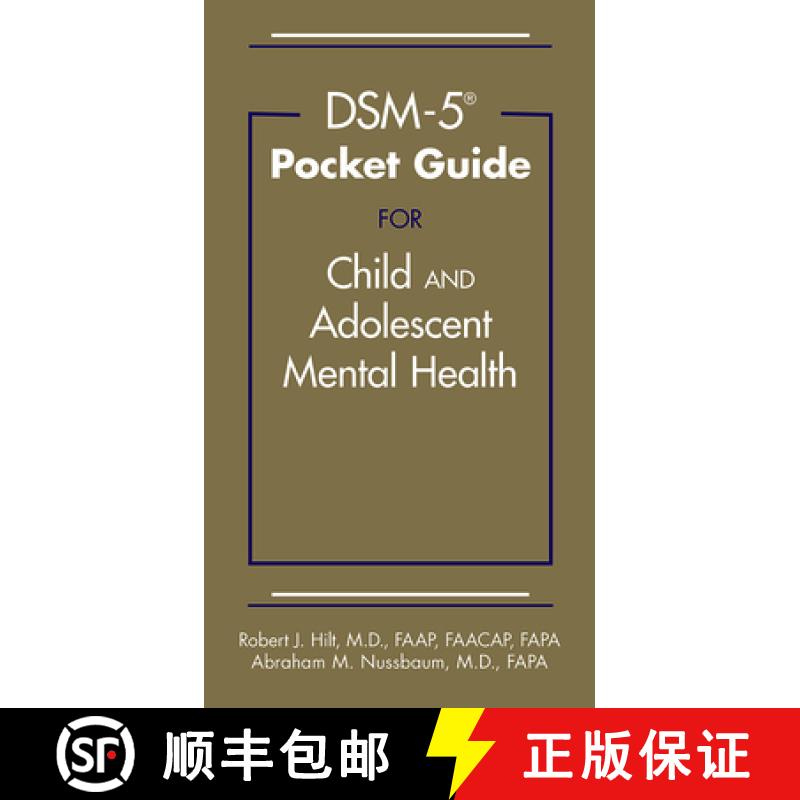 【3-4周达】Dsm-5-Tr(r) Pocket Guide for Child and Adolescent Mental Health [9781615375462]