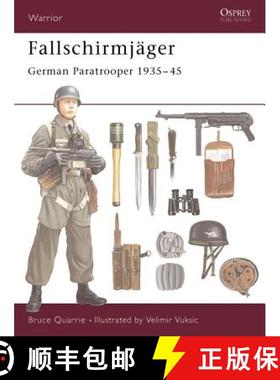 预订 Fallschirmjäger: German Paratrooper 1935–45 [9781841763262]
