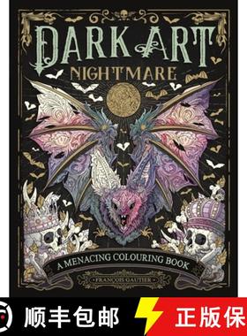 【3-4周达】Dark Art Nightmare : A Menacing Colouring Book [9781915751065]