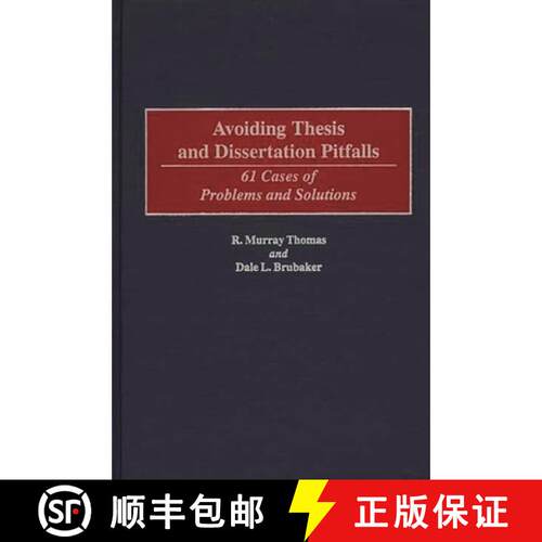 【3-4周达】精装 Avoiding Thesis and Dissertation Pitfalls: 61 Cases of Problems and Solutions [9780897898225]