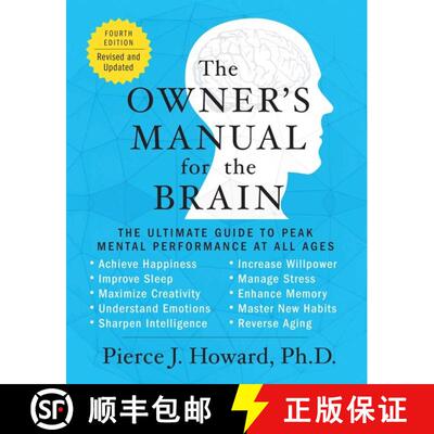 【3-4周达】The Owner's Manual for the Brain (4th Edition): The Ultimate Guide to Peak Mental Performa... [9780062227355]