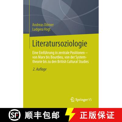 【3-4周达】Literatursoziologie : Eine Einführung in zentrale Positionen - von Marx bis Bourdieu, von... [9783531162140]