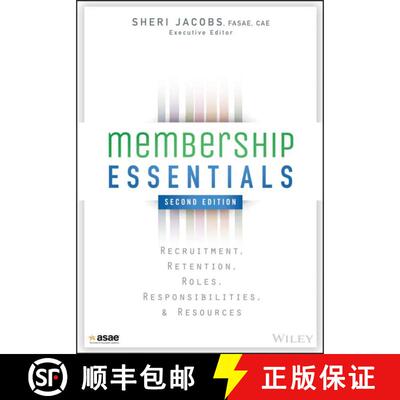 【3-4周达】Membership Essentials: Recruitment, Retention, Roles, Responsibilities, And Resources, 2Nd... [9781118976241]