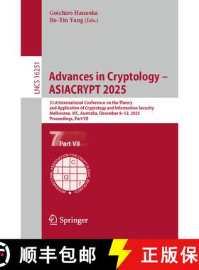 【3-4周达】Advances in Cryptology – ASIACRYPT 2025: 31st International Conference on the Theory and ... [9789819551217]