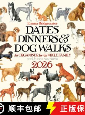 【3-4周达】2026 Emma Bridgewater Dates, Dinners & Dog Walks Wall Planner [9781529828412]
