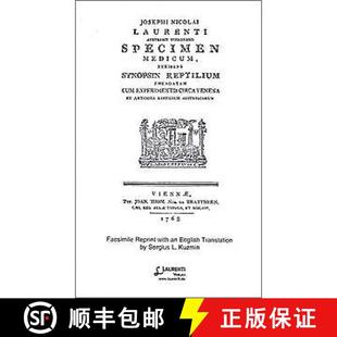 Synopsin cum Specimen Exhibens Antidot... 预订 Reptilium Medicum Circa Experimentis Emendatam 9783933066244 Venena