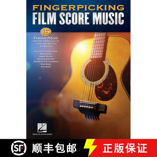 【3-4周达】Fingerpicking Film Score Music: 15 Famous Pieces Arranged for Solo Guitar in Standard Nota... [9781495064067]