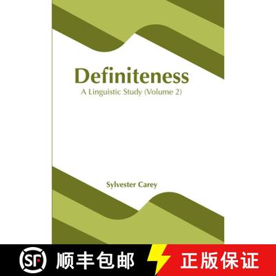 【3-4周达】Definiteness: A Linguistic Study (Volume 2) [9781639871537]