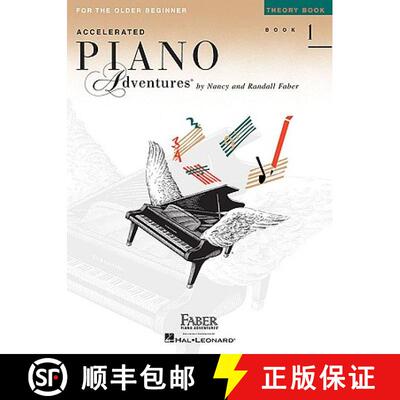 Accelerated Piano Adventures: Theory Book 1 Beginner Piano Theory for Older Students Educational Pian... [9781616772062]