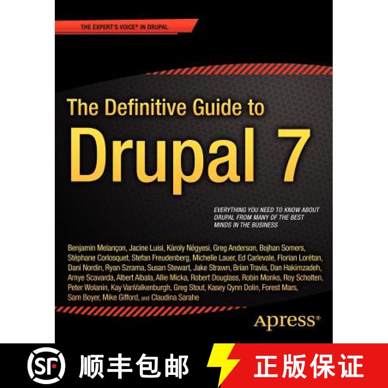 预订 The Definitive Guide to Drupal 7 [9781430231356]
