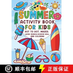 Search 4周达 Book Activity Kids Word Scissor Mazes Summer Dot 9784603162969 Skills for