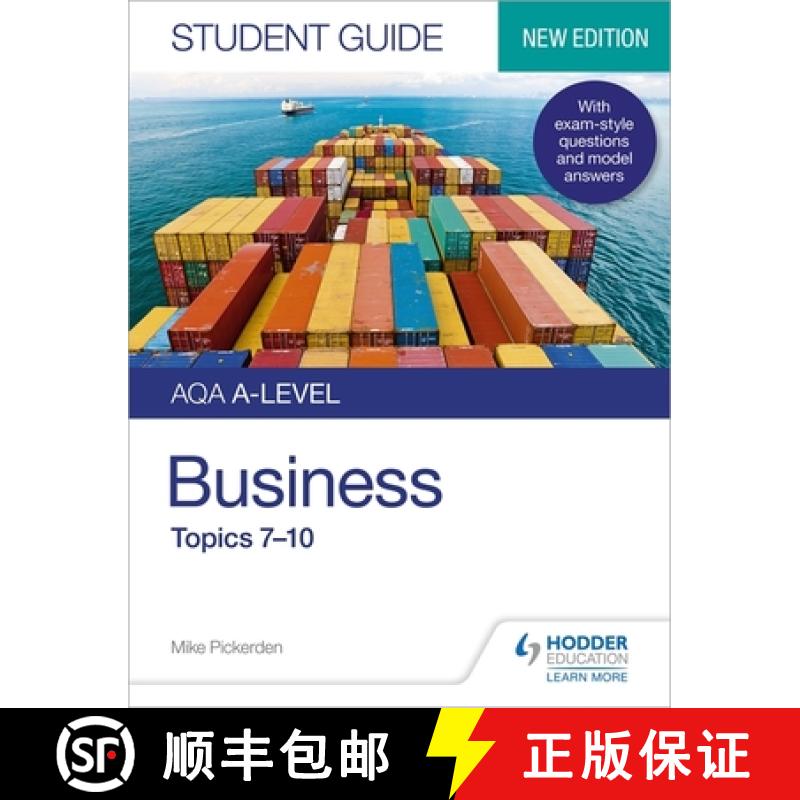【2-3周达】AQA A-level Business Student Guide 2: Topics 7–10 [9781510471993]
