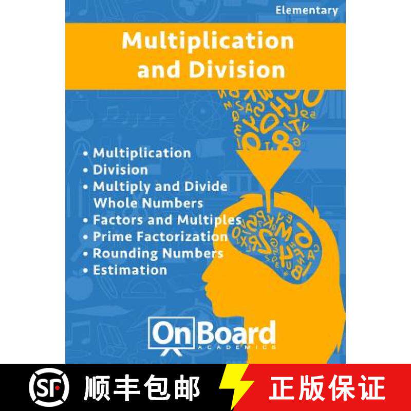 预订 Multiplication and Division: Multiplication, Division, Multiply and Divide Whole Numbers, Factor... [9781630960780]