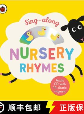 【3-4周达】Sing-along Nursery Rhymes : CD and Board Book [9780241344682]