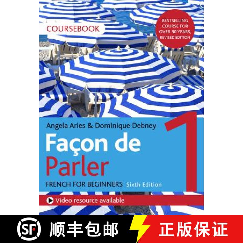 【3-4周达】Façon de Parler 1 French Beginner's course 6th edition : Coursebook [9781529374223]