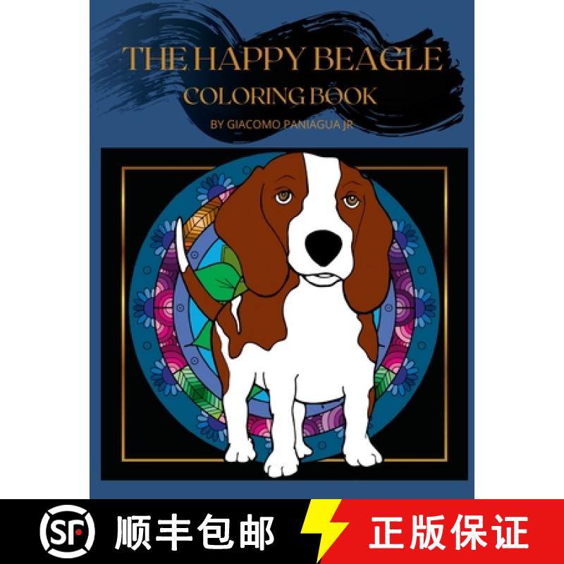 【2-3周达】The Happy Beagle Coloring Book [9781667147109]
