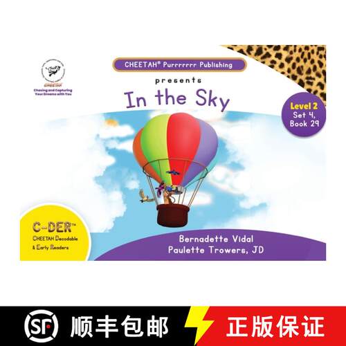 【3-4周达】C-DER (Cheetah Decodable & Early Readers) Set 4, Book 29, In the Sky [9798330330645]