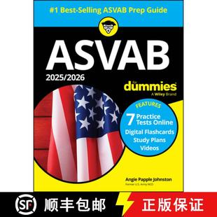 for and Dummies ASVAB 2025 Videos Flashcards Book Online Practice 2026 Tests 4周达 9781394323463
