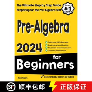 【3-4周达】Pre-Algebra for Beginners: The Ultimate Step by Step Guide to Preparing for the Pre-Algebr... [9781646129515]