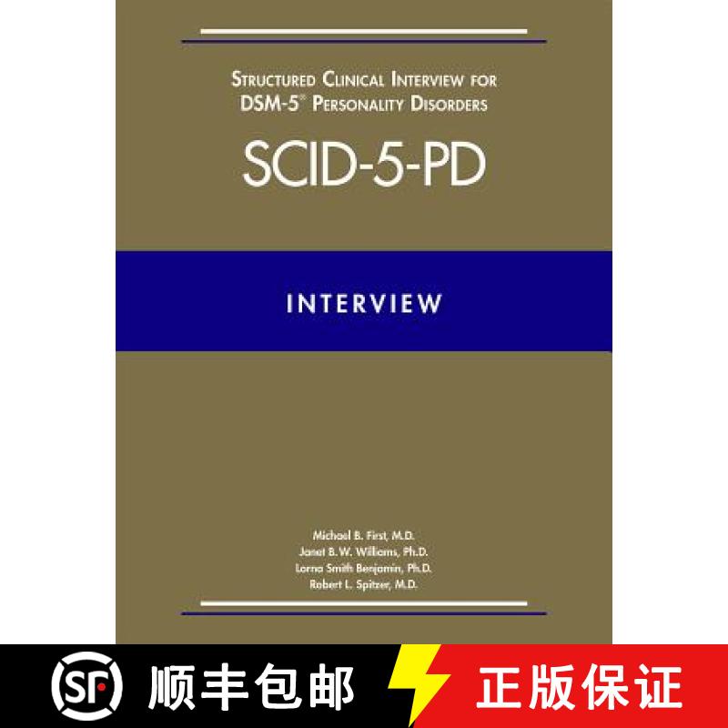 【2-3周达】User's Guide for the Structured Clinical Interview for DSM-5 (R) Disorders -- Clinician Ve... [9781585625246]