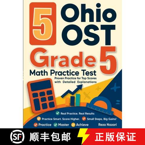【3-4周达】5 Ohio OST Grade 5 Math Practice Tests: Proven Practice for Top Scores with Detailed Expla... [9798903501687]