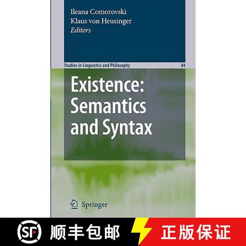 【3-4周达】Existence: Semantics and Syntax [9781402061981]