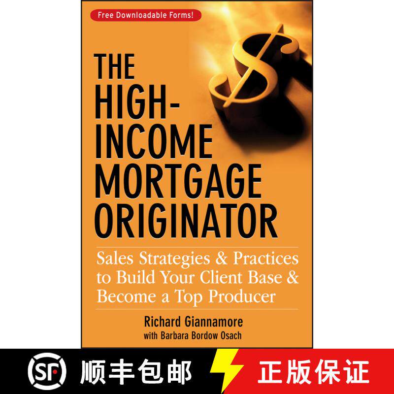 【3-4周达】精装 High-Income Mortgage Originator - Sales Strategies and Practices to Build Your Client... [9780470137314]