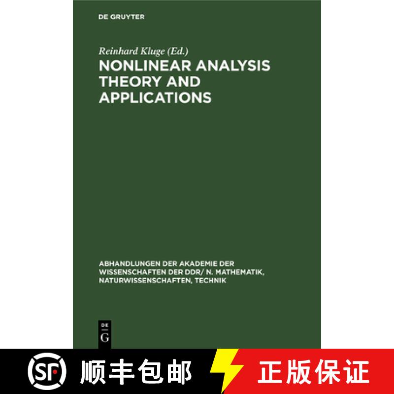【3-4周达】Nonlinear Analysis Theory and Applications: Proceedings of the Seventh International Summe... [9783112484319]