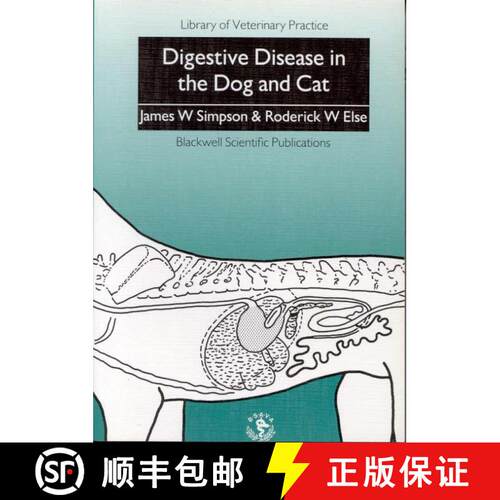 【3-4周达】Digestive Disease In The Dog And Cat [Wiley动物医学] [9780632029310]