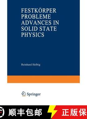 【3-4周达】Advances in Solid State Physics / Festkörperprobleme [9783663119463]