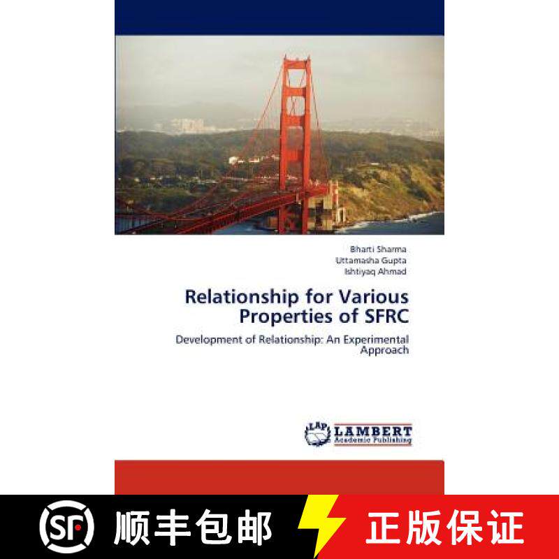 预订 Relationship for Various Properties of SFRC [9783847315520]
