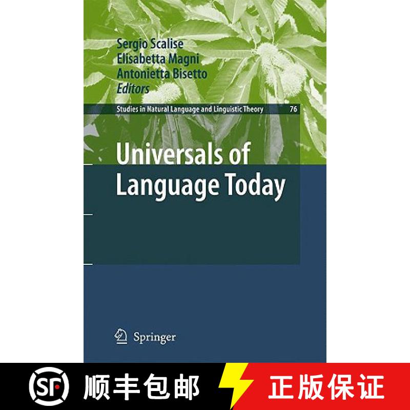 【3-4周达】Universals of Language Today [9781402088247]