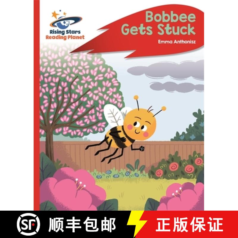 【2-3周达】Reading Planet - Bobbee Gets Stuck - Red C: Rocket Phonics [9781510485792]