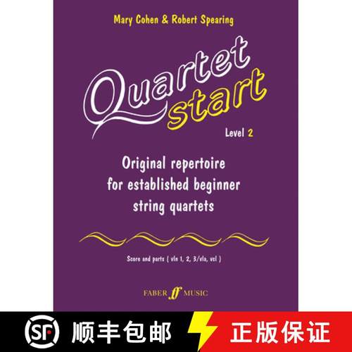 【3-4周达】Quartetstart Level 2 [9780571519439]