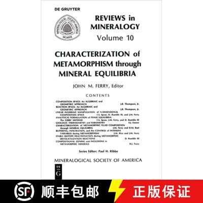 【3-4周达】Characterization of Metamorphism Through Mineral Equilibria [9780939950126]