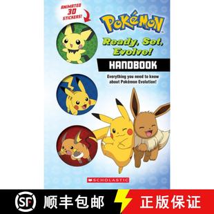 Set Pokémon Ready Lenticular 9781338871395 With Evolve 4周达 Tie Media Handbook Stickers
