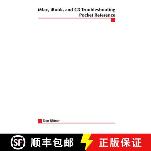 【3-4周达】iMac, iBook, and G3 Troubleshooting Pocket Reference [9780072124682]